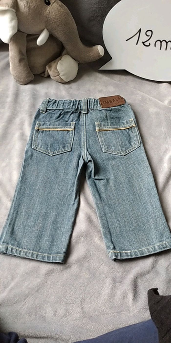 Pantalon jeans effet délavé Garçon 12 mois The Kimbaloo road story 100% coton - photo numéro 10