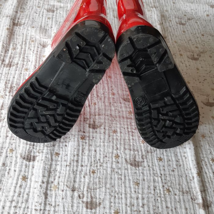 Bottes de pluie Cars Disney Flash Mc Queen taille 25 - photo numéro 3