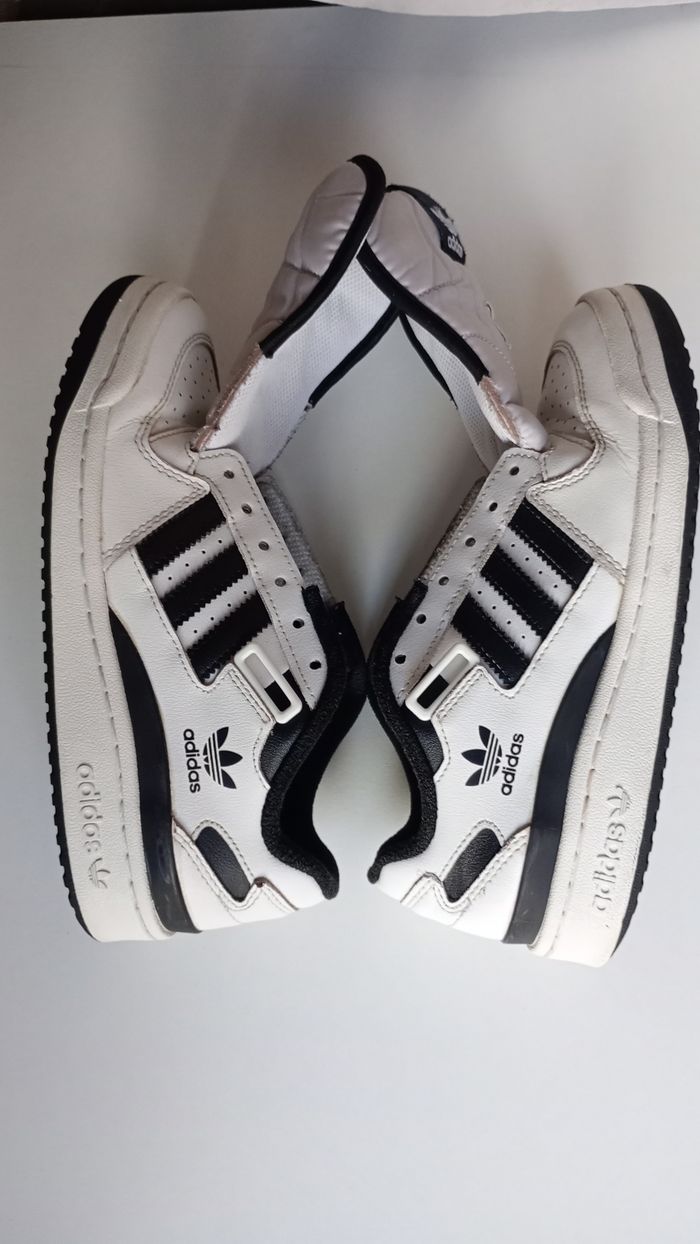 Baskets Adidas Originals forum low blanches - photo numéro 3