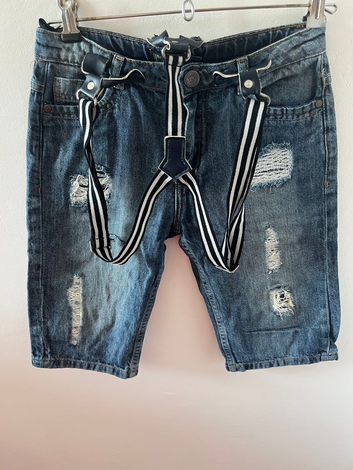 SHORT A BRETELLE
