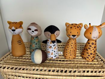 Jeux de quilles en tissu