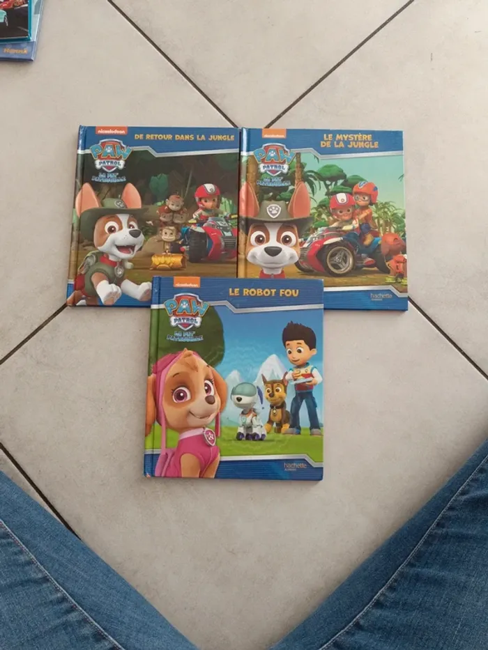 Lot de livres paw patrol