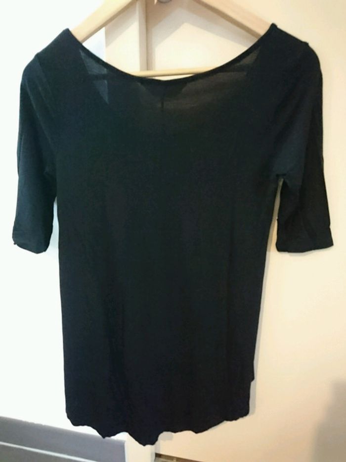 Blouse manches 3/4 noire Dorothy Perkins - photo numéro 2