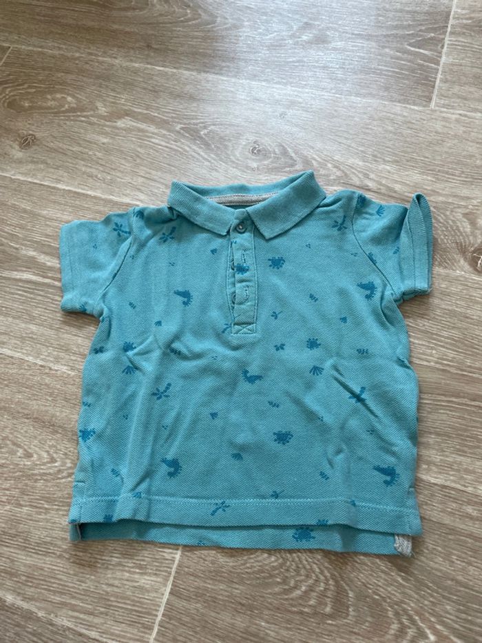 Polo bleu