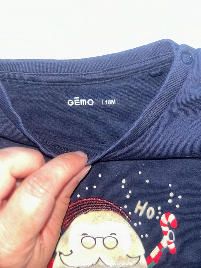 Teeshirt garçon Noël 18 mois manches longues gémo - photo numéro 3