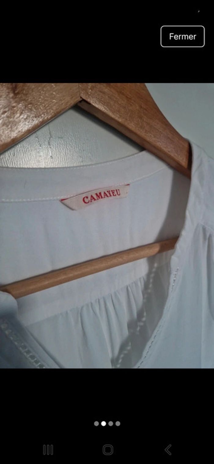 Chemise blanche camaïeu - photo numéro 2