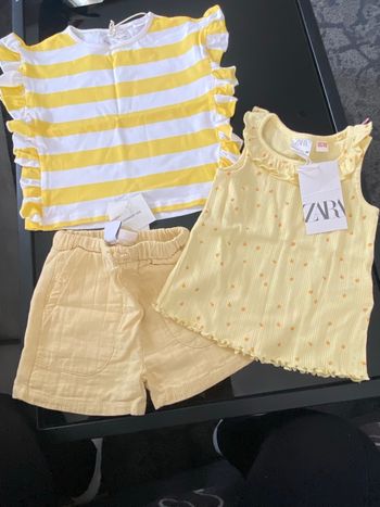 Lot bébé fille 2 ans neuf avec étiquette zara