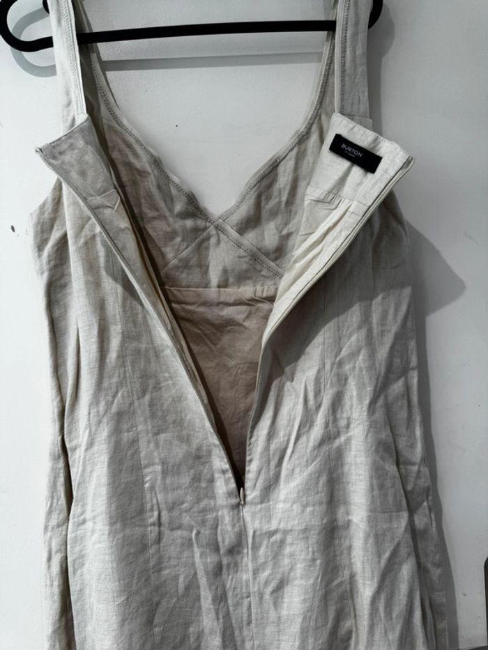Robe Burton of London, taille 40 100 % lin - photo numéro 5