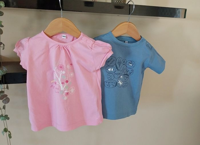 Lot T Shirts Manches courtes 2 ans