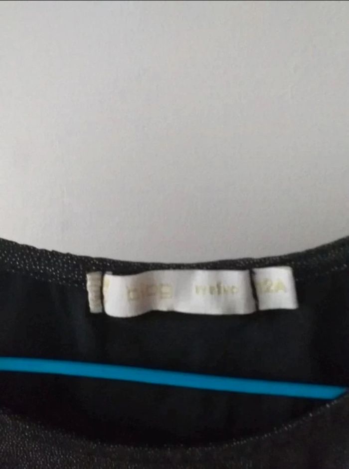 Blouse manches longues noir brillant - photo numéro 4