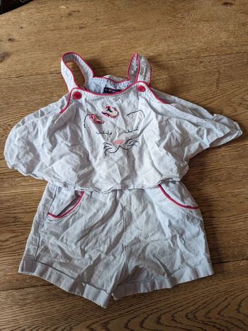 Barboteuse petit chat sergent major 18 mois