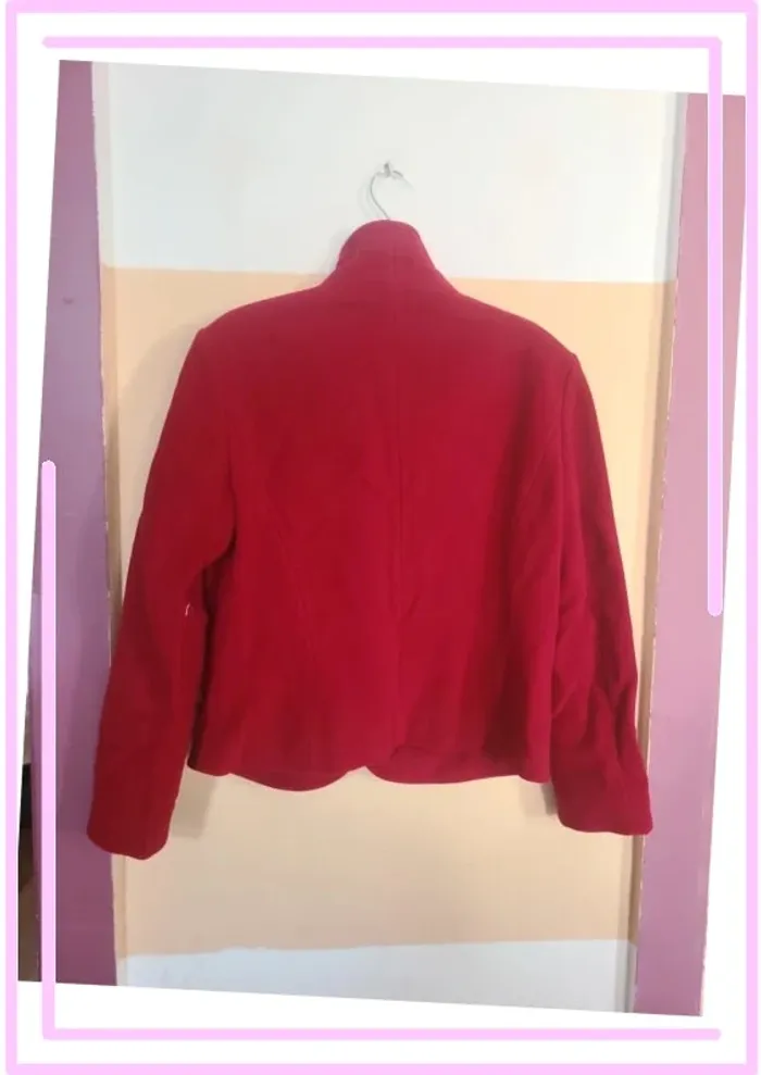 Veste rouge taille L - photo numéro 2
