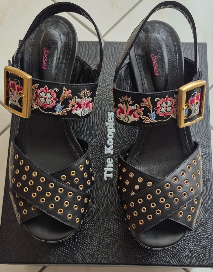 Sandales compensées The Kooples neuves - photo numéro 4