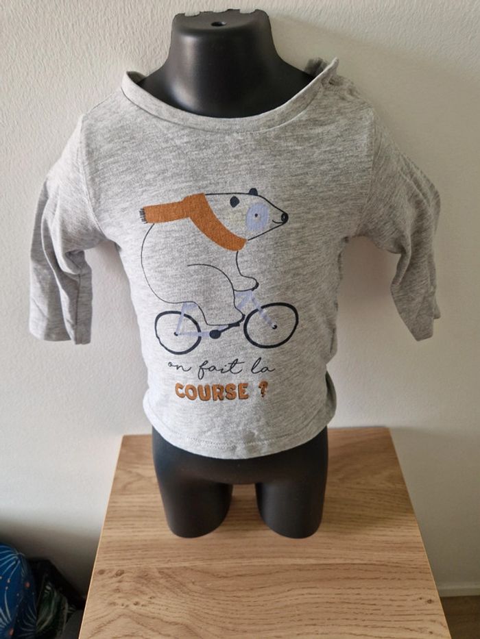 Lot t-shirt 12 mois - photo numéro 9