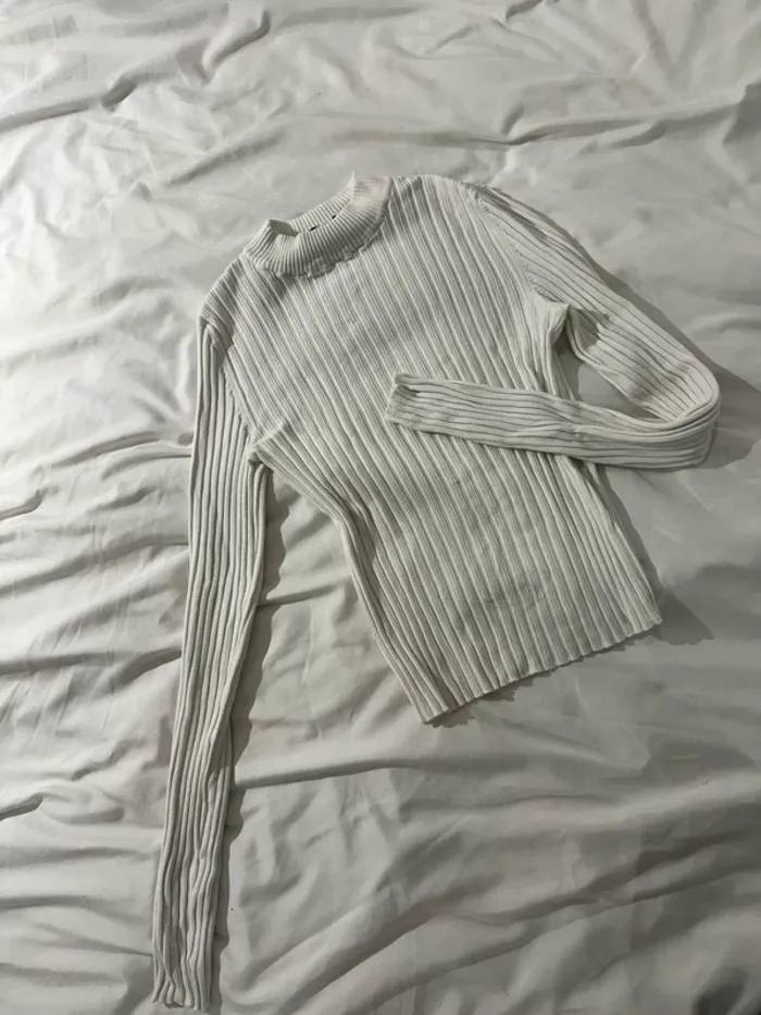 Pull blanc femme bershka