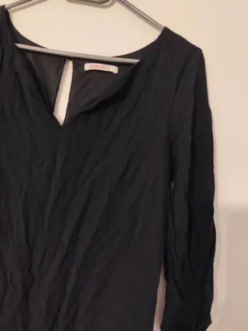 Robe noire camaieu