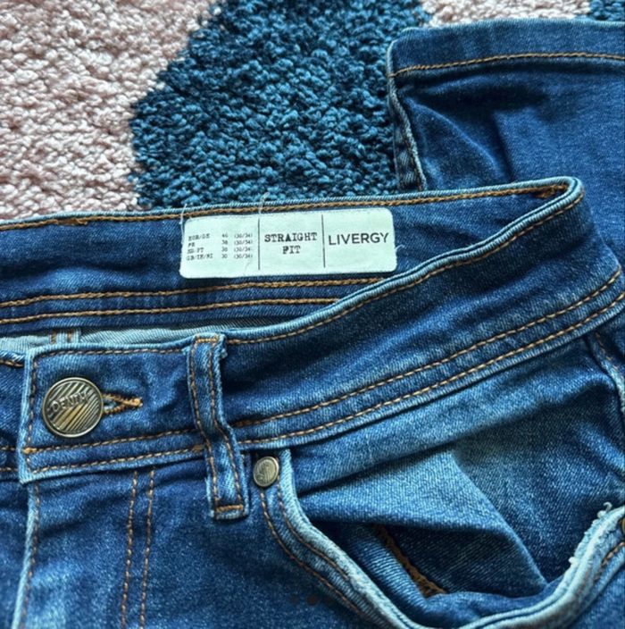 Jean bleu taille 38 S  livergy - photo numéro 2