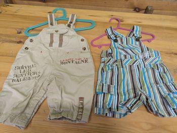 Lot 2 salopettes 3 mois