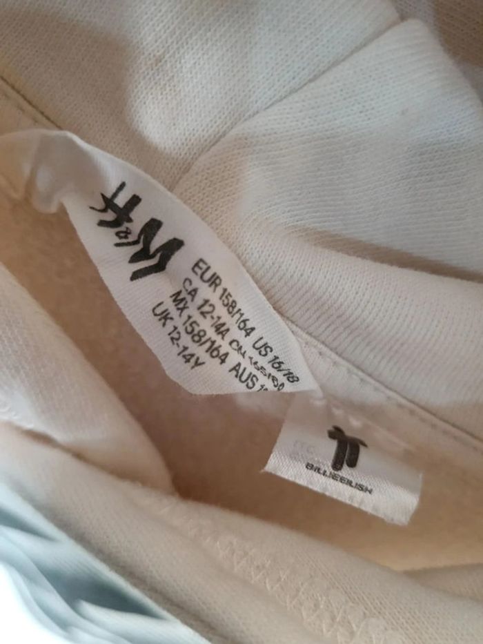 C7 sweat crème H&M 13/14 ans - photo numéro 3