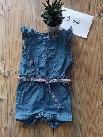 Salopette fille 9 mois