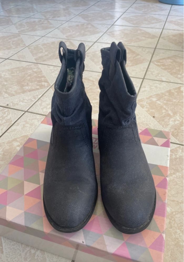 Bottines bleu jeans taille 36 - photo numéro 2