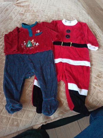 Lot 2 pyjamas noel