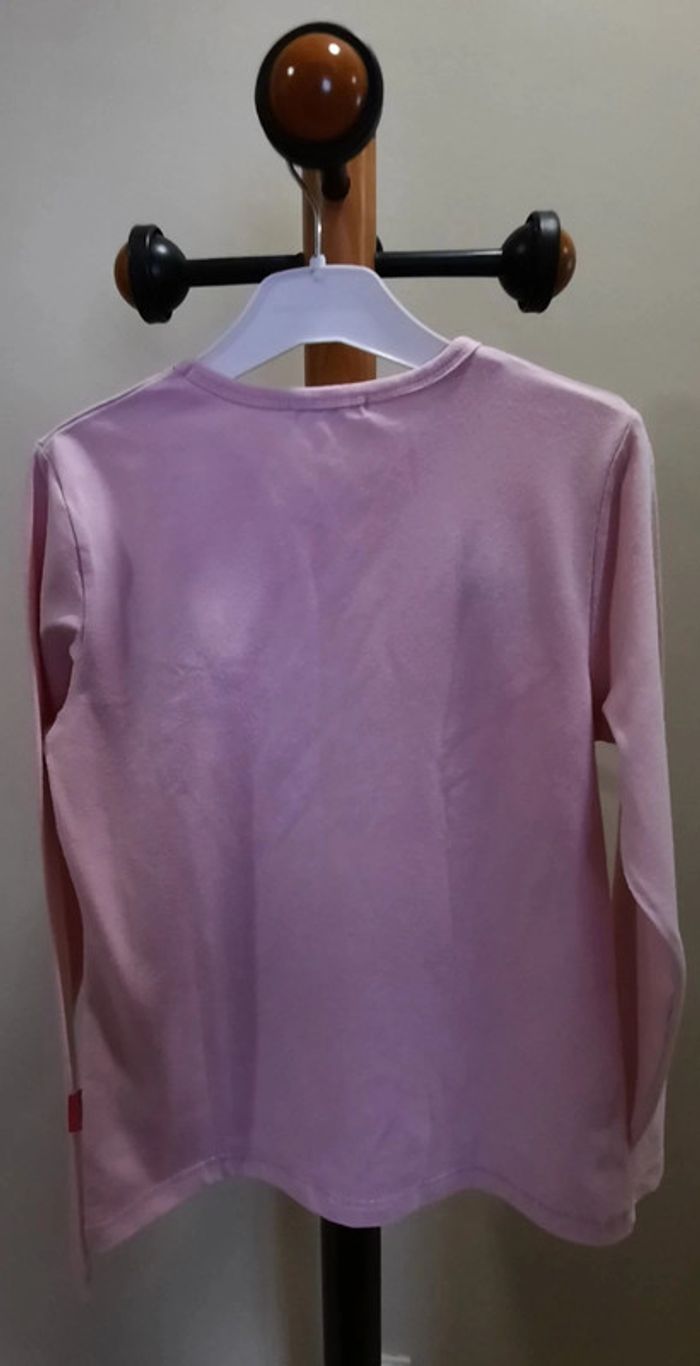 Tee-shirt manches longues rose T. 12 ans - photo numéro 2