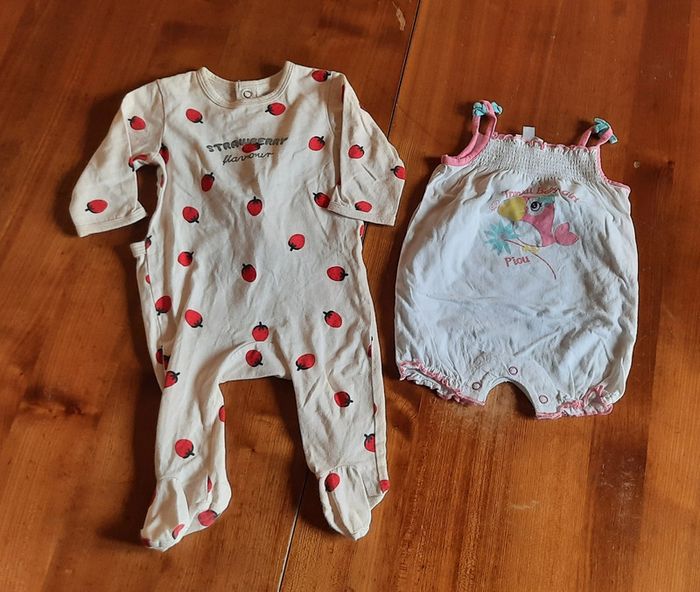 Lot de 13 vêtements pour fille 3 mois été, lot 2 - photo numéro 6
