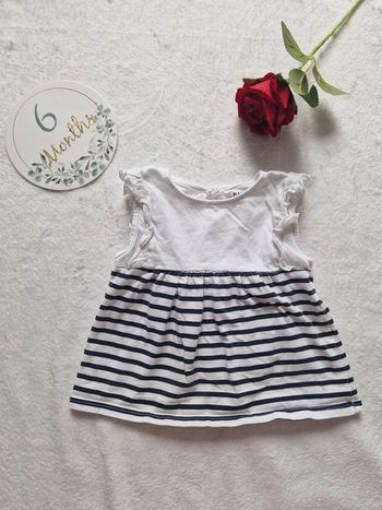 Robe marinière avec volants d'été