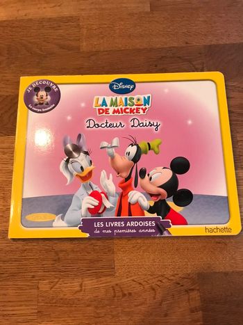 Livre Disney Les livres ardoises de mes premières années La maison de Mickey Docteur Daisy