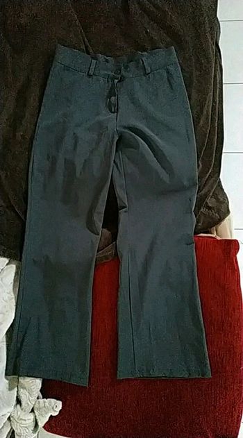 Pantalon chic gris fabriqué en France