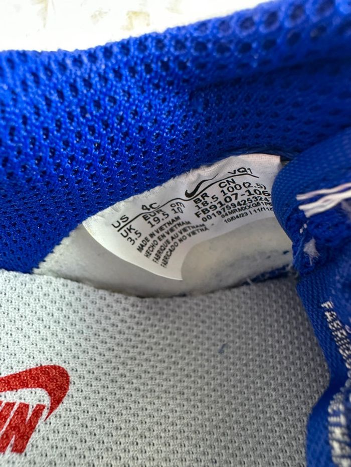 Paire de basket Nike Dunk low concord taille 19,5 - photo numéro 6