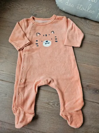 Pyjama velours mixte 1 mois