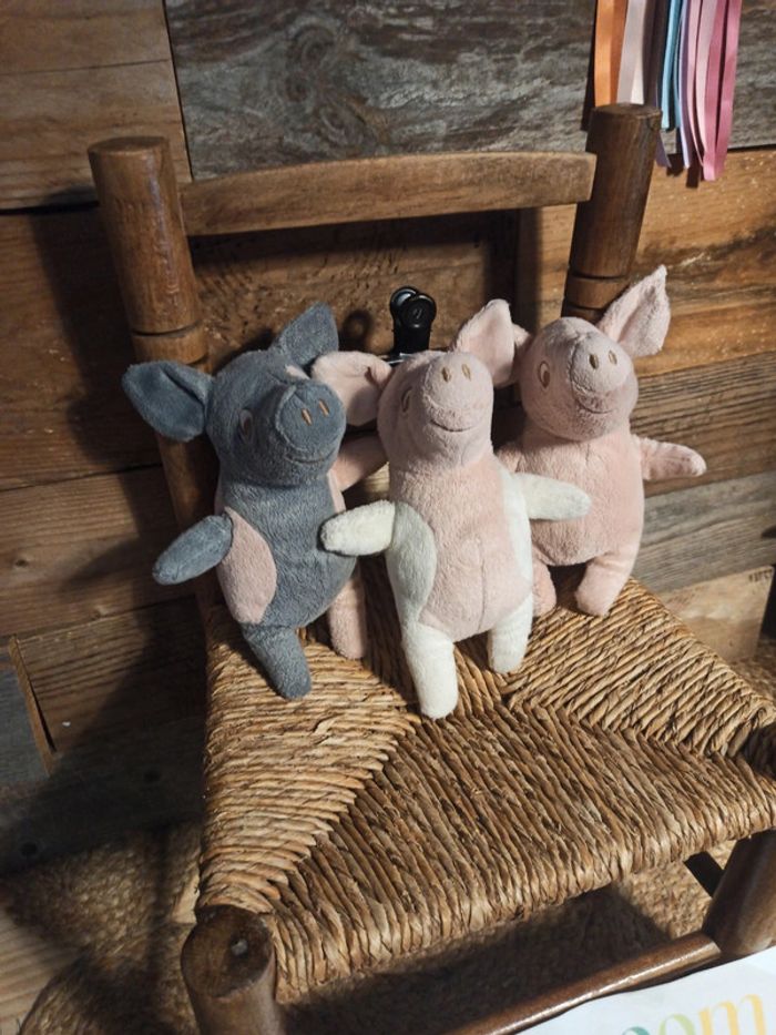 Peluche cochon Ikea lot de 3 tbe - photo numéro 3