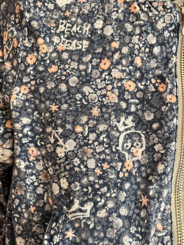 Veste/sweat zippé réversible Ikks fille 10 ans - photo numéro 2
