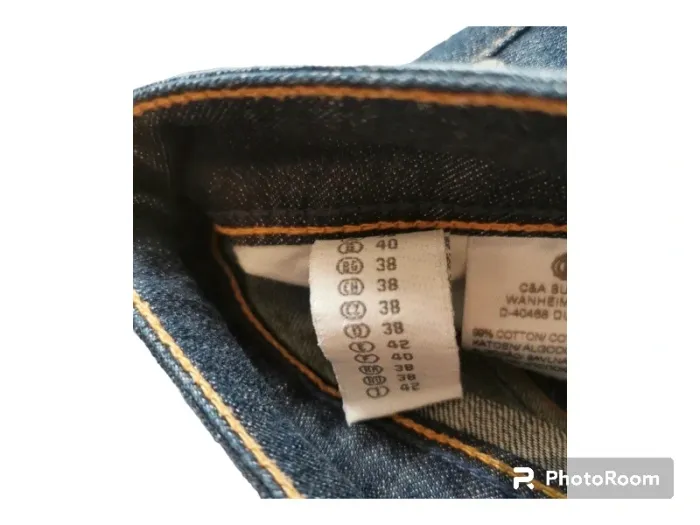 Jupe en jeans taille 40 clockhouse - photo numéro 4