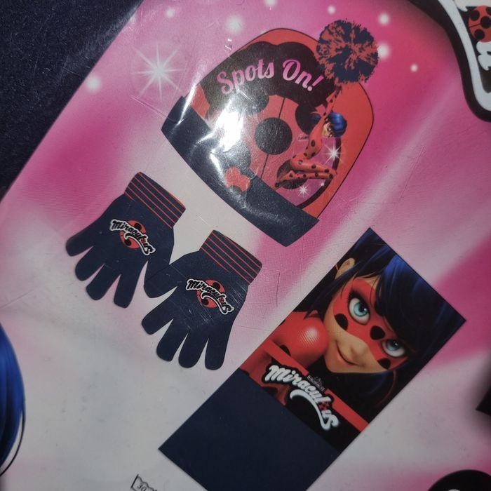 ensemble enfant  MIRACULOUS bonnet gants snood NEUF - photo numéro 3