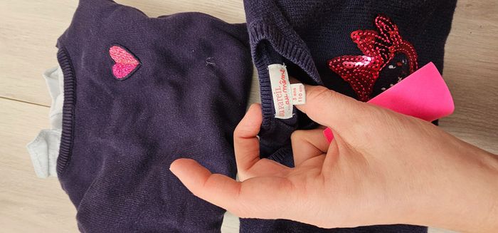 Lot de 2 pulls mi saison chic 5 ans - photo numéro 3