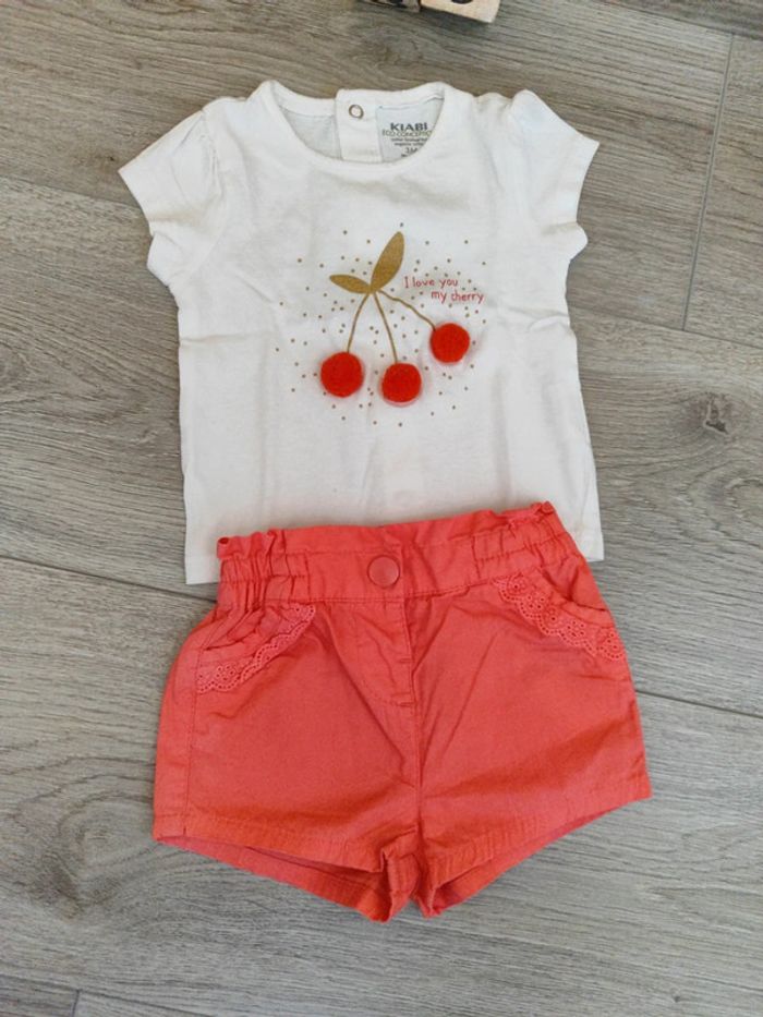 Ensemble corail. 3 mois - photo numéro 2