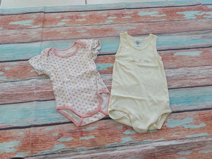 Lot de 2 bodies fille 2 ans pat et ripaton petit bateau