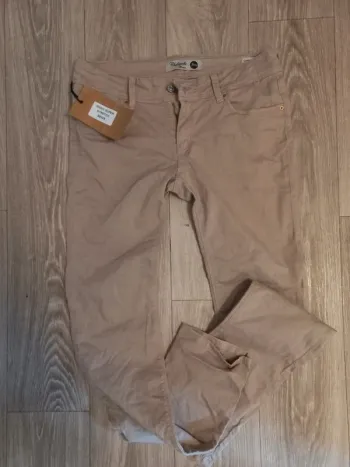 Jeans chefdeville jenny super stretch beige taille 32