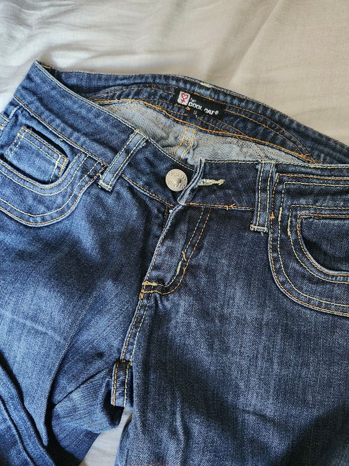 Jean femme marine taille S - photo numéro 2