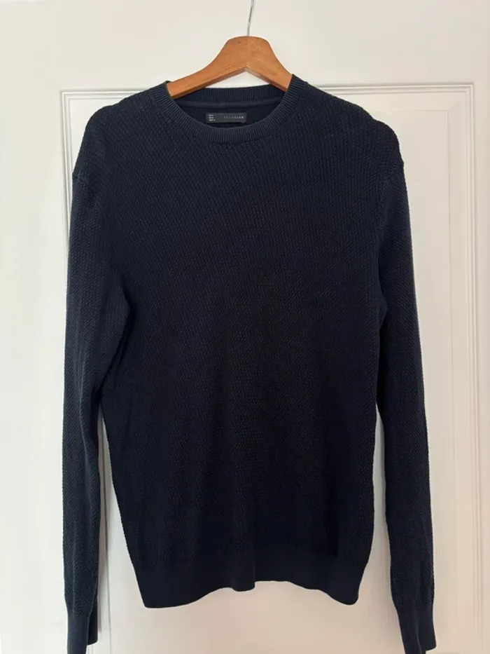 Pull en maille bleu marine Celio Taille M