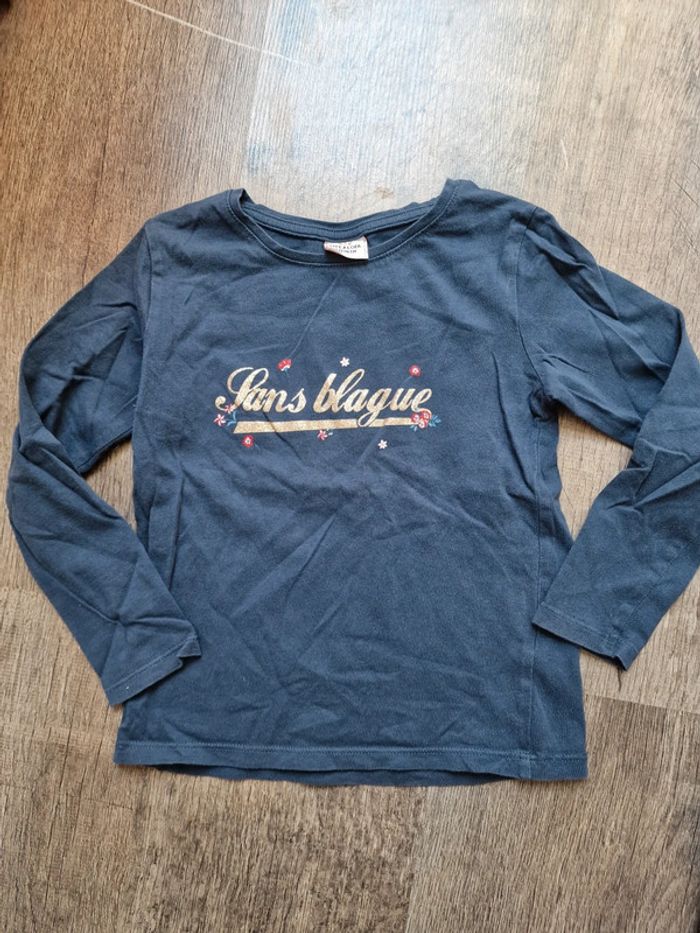 Tee shirt manche longue tape à l'œil