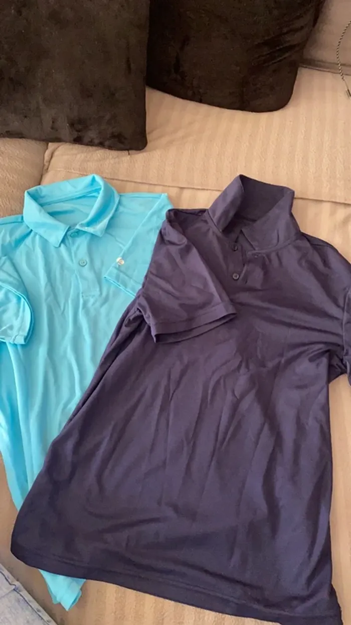 Lot de 2 polos de sport