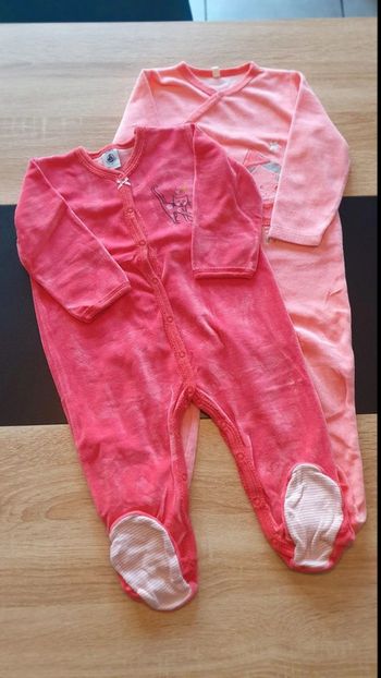 Lot de 2 pyjamas hiver 18 mois et 86 cm