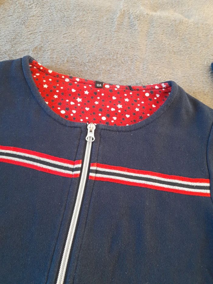 Gilet zippé 12 ans fille - photo numéro 2