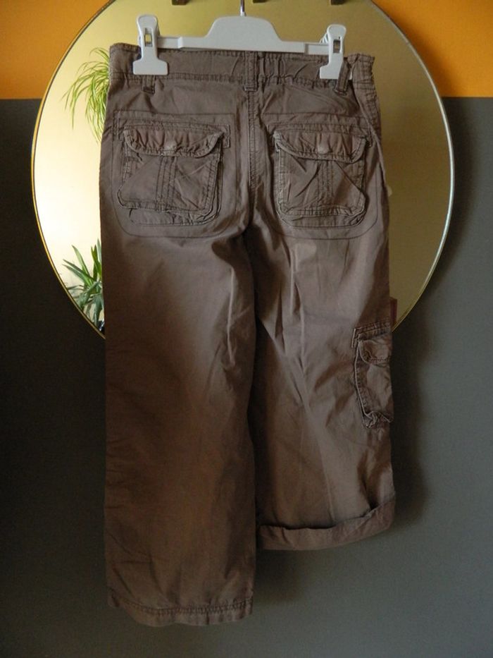 Pantalon transformable en pantacourt fille T 12 ans "Okaidi" - photo numéro 4