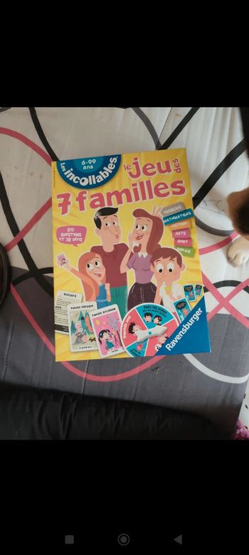 Jeu 7 familles les incollables