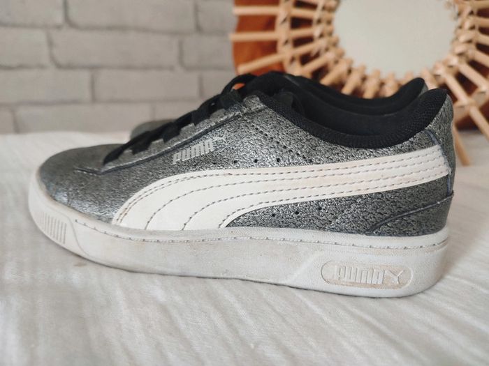 Baskets Fille Puma Vikky Glitz – Pointure 29